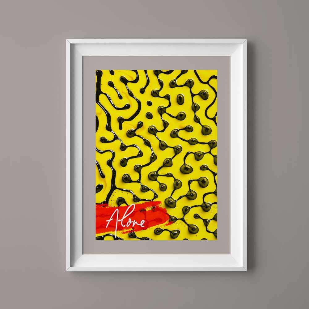 Colorful oil paintings