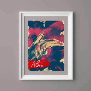 The painting is bold